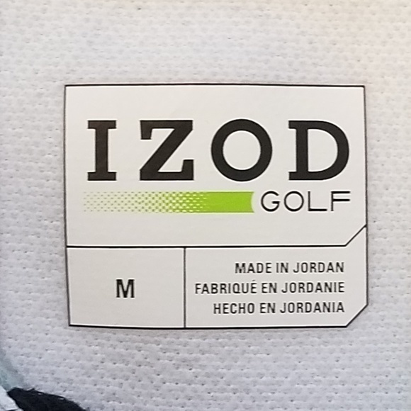 Izod Men's Lightweight Colorblock Pullover Quarter Zip Sz. M - Picture 10 of 11
